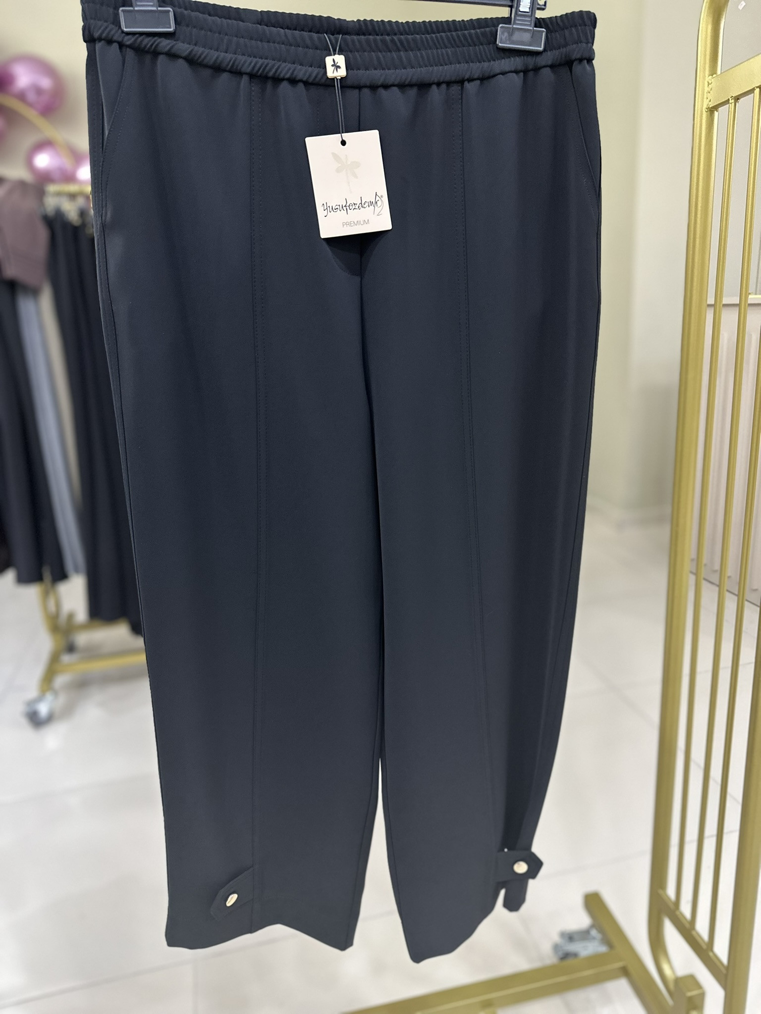 YUSUF ÖZDEMİR 1547 BELİ LASTİKLİ PANTOLON