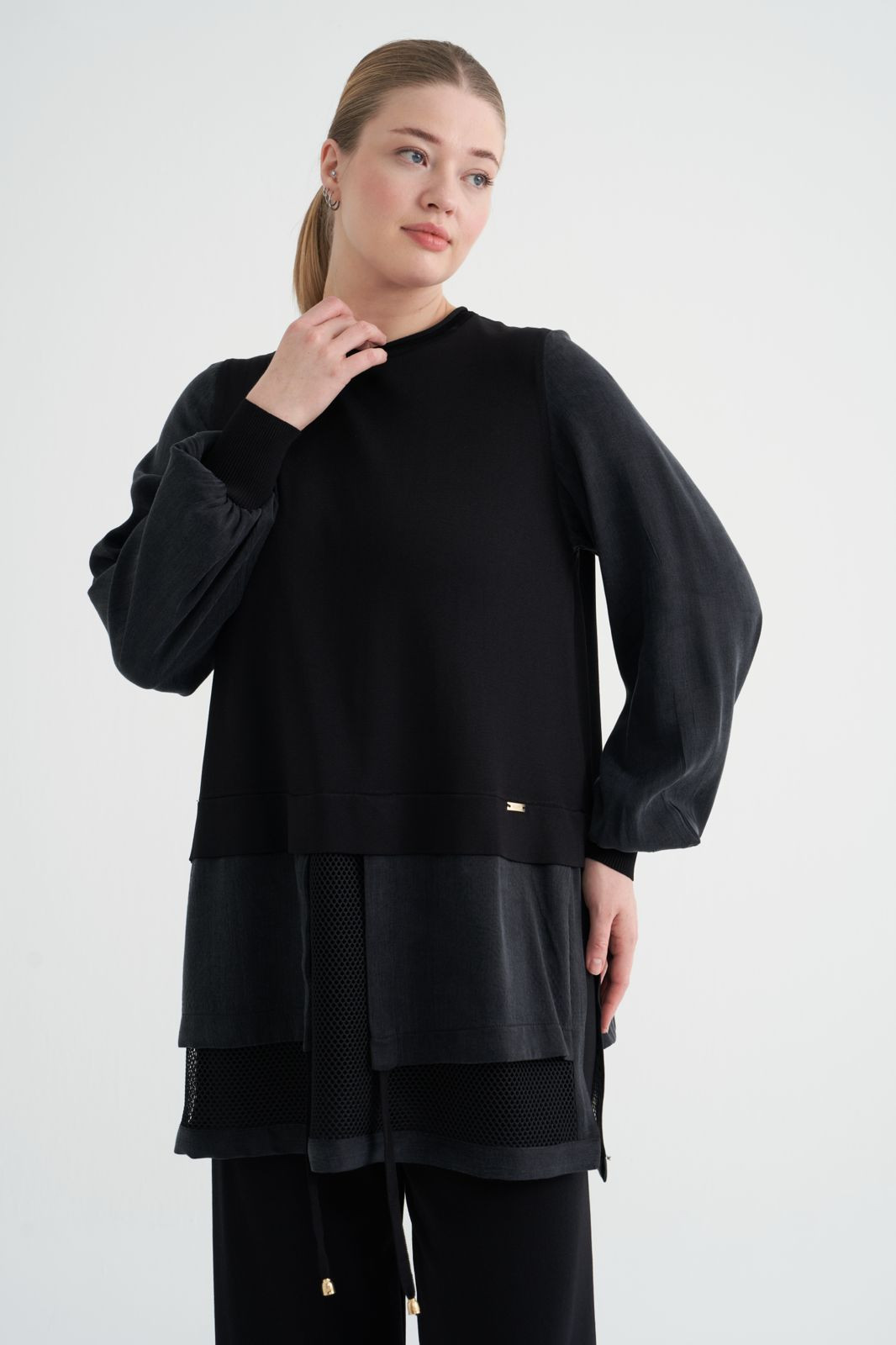 NİLİWİ TUNİK SİYAH