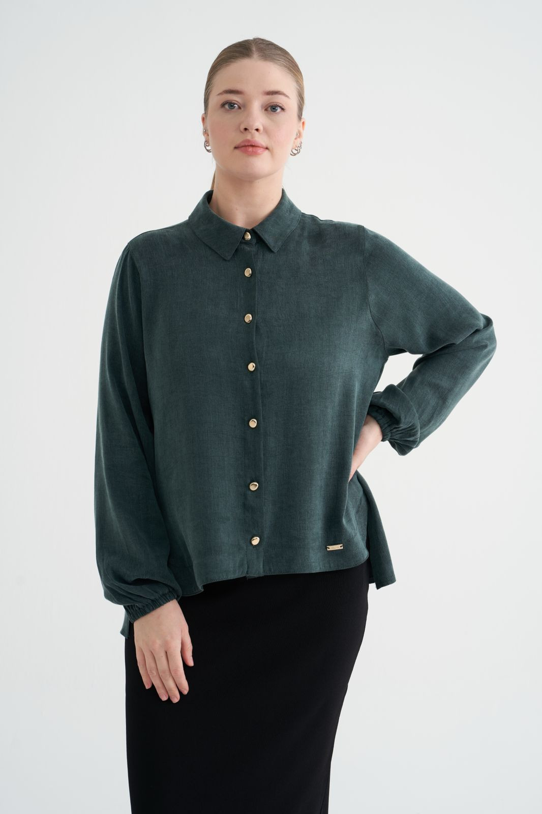 NİLİWİ MODAL GÖMLEK HAKİ