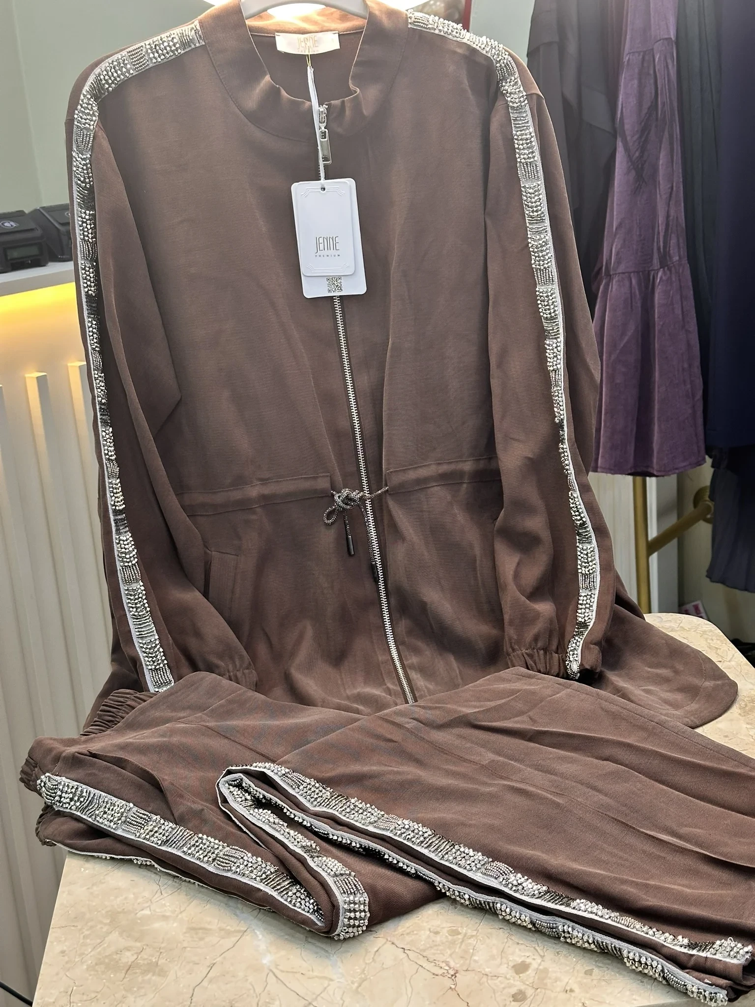 JENNE MARKA PAYET DETAYLI İKİLİ TAKIM