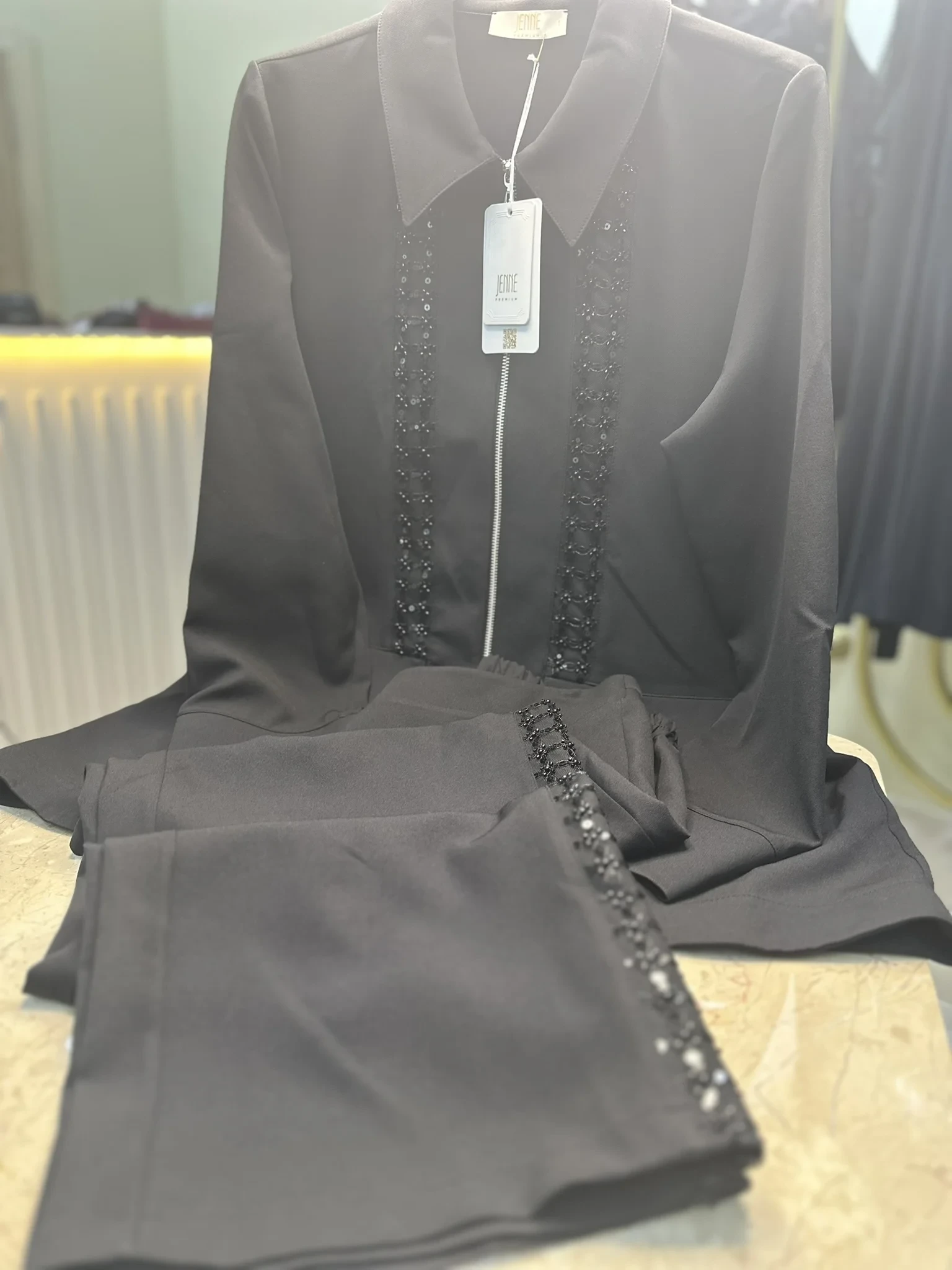 JENNE MARKA BONCUKLU PAYETLİ İKİLİ TAKIM