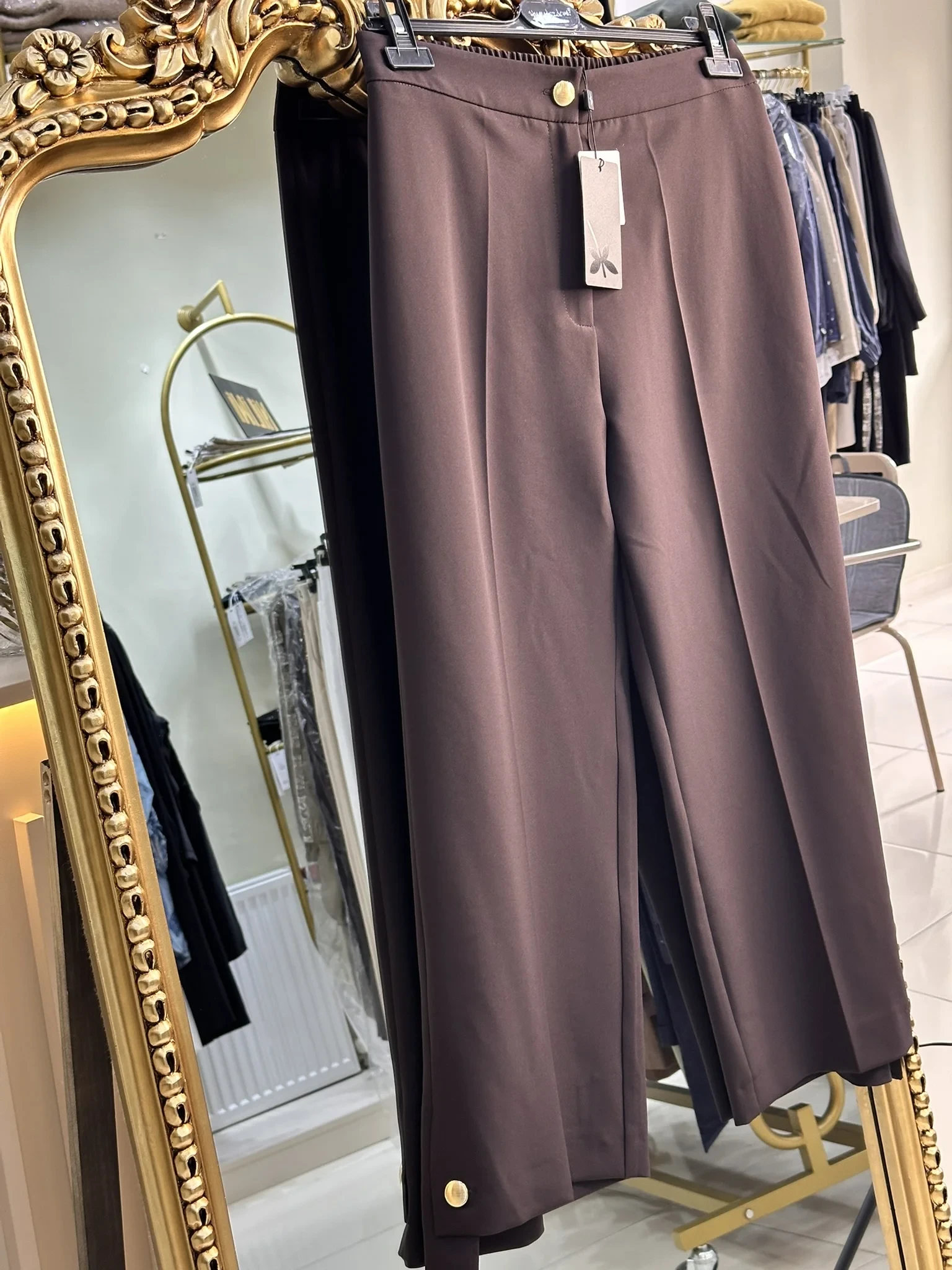 YUSUF ÖZDEMİR 1566 PAÇA BİLEKTE PANTOLON VİZON