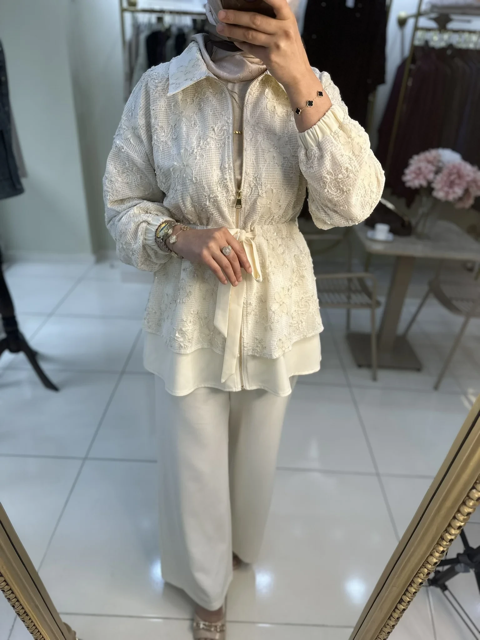 JENNE MARKA  GÜPÜRLÜ SİMLİ TAKIM