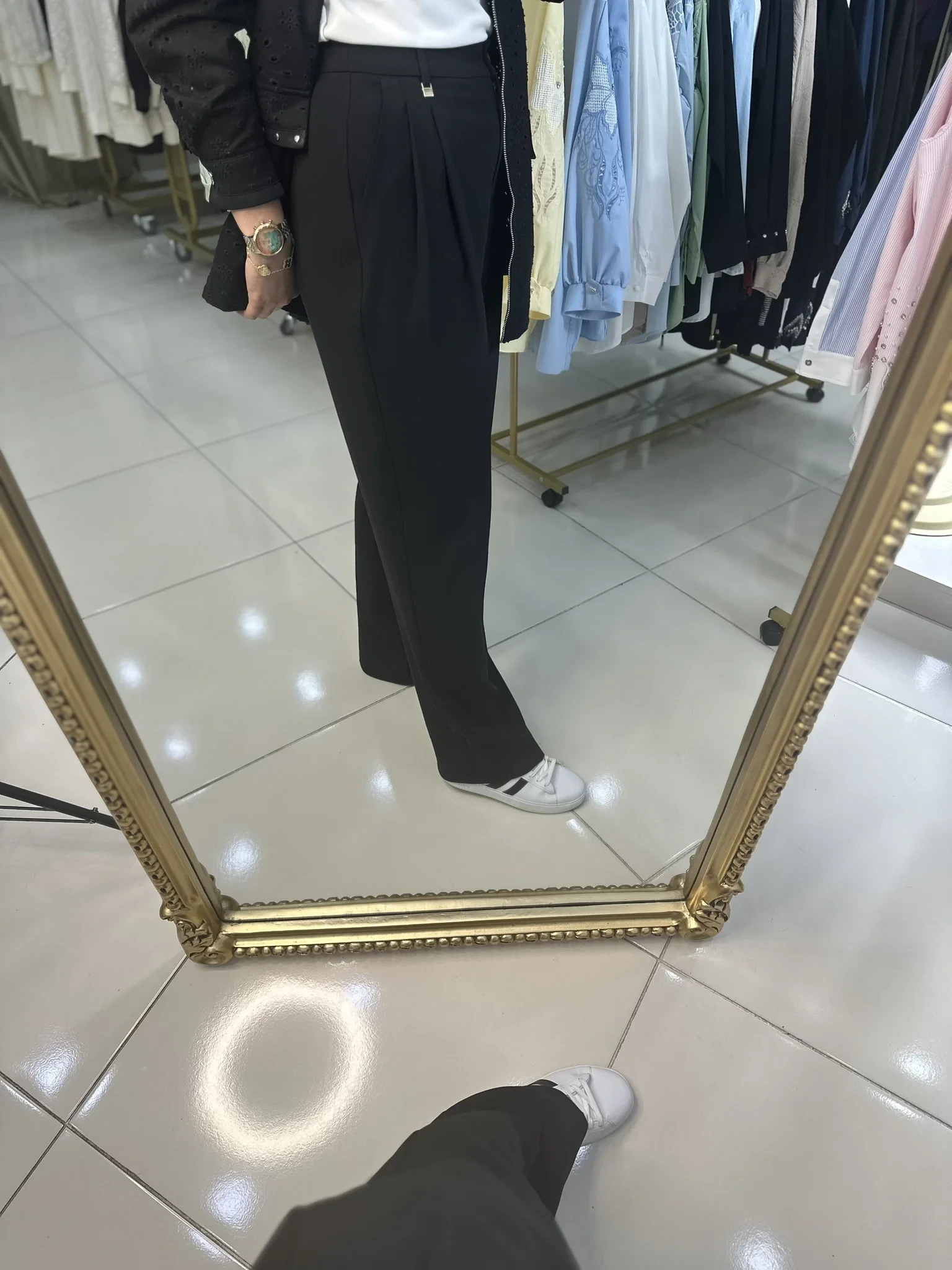 SENTEZ BROOM PİLELİ PLAZZO PANTOLON