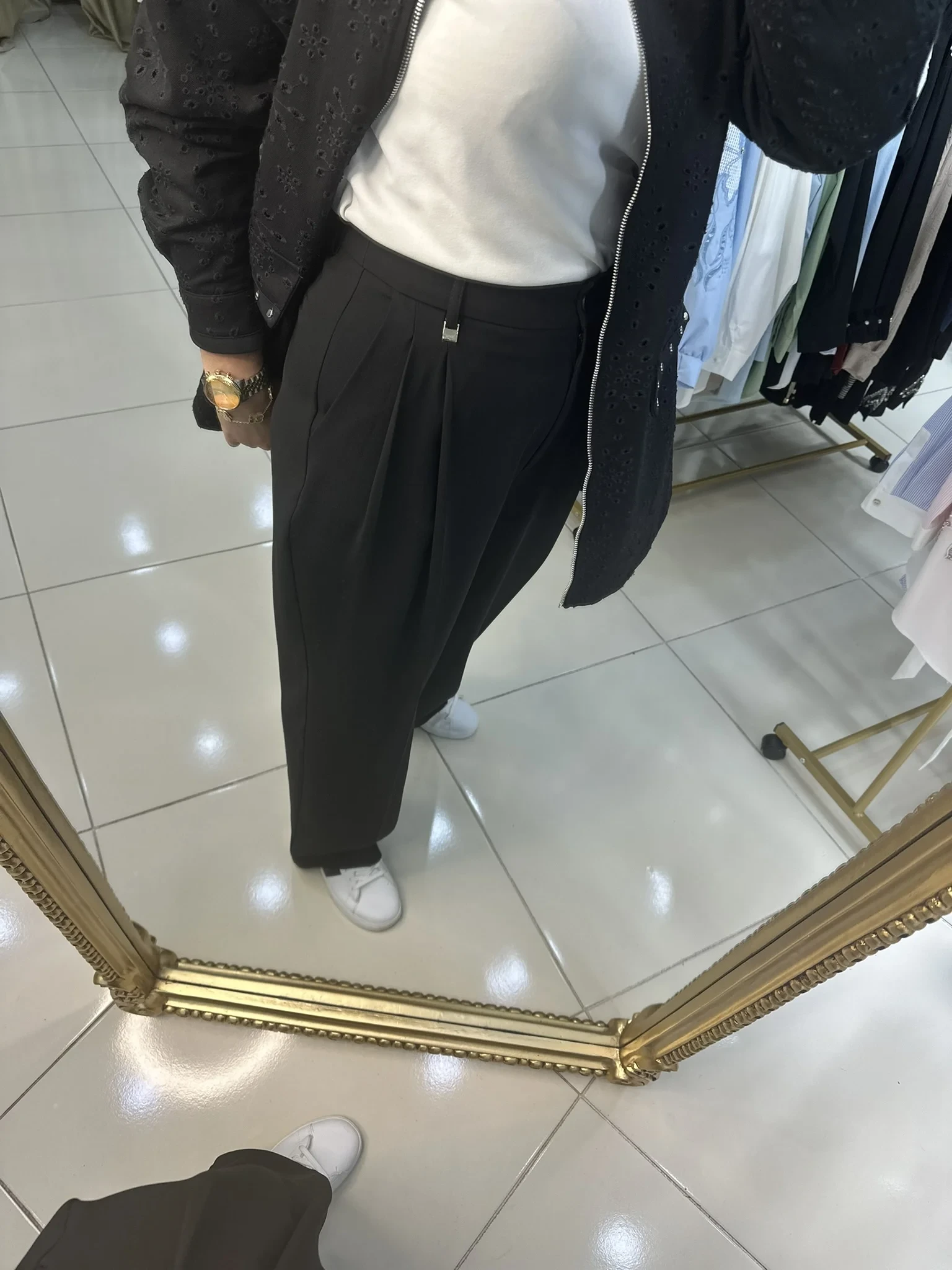 SENTEZ BROOM PİLELİ PLAZZO PANTOLON