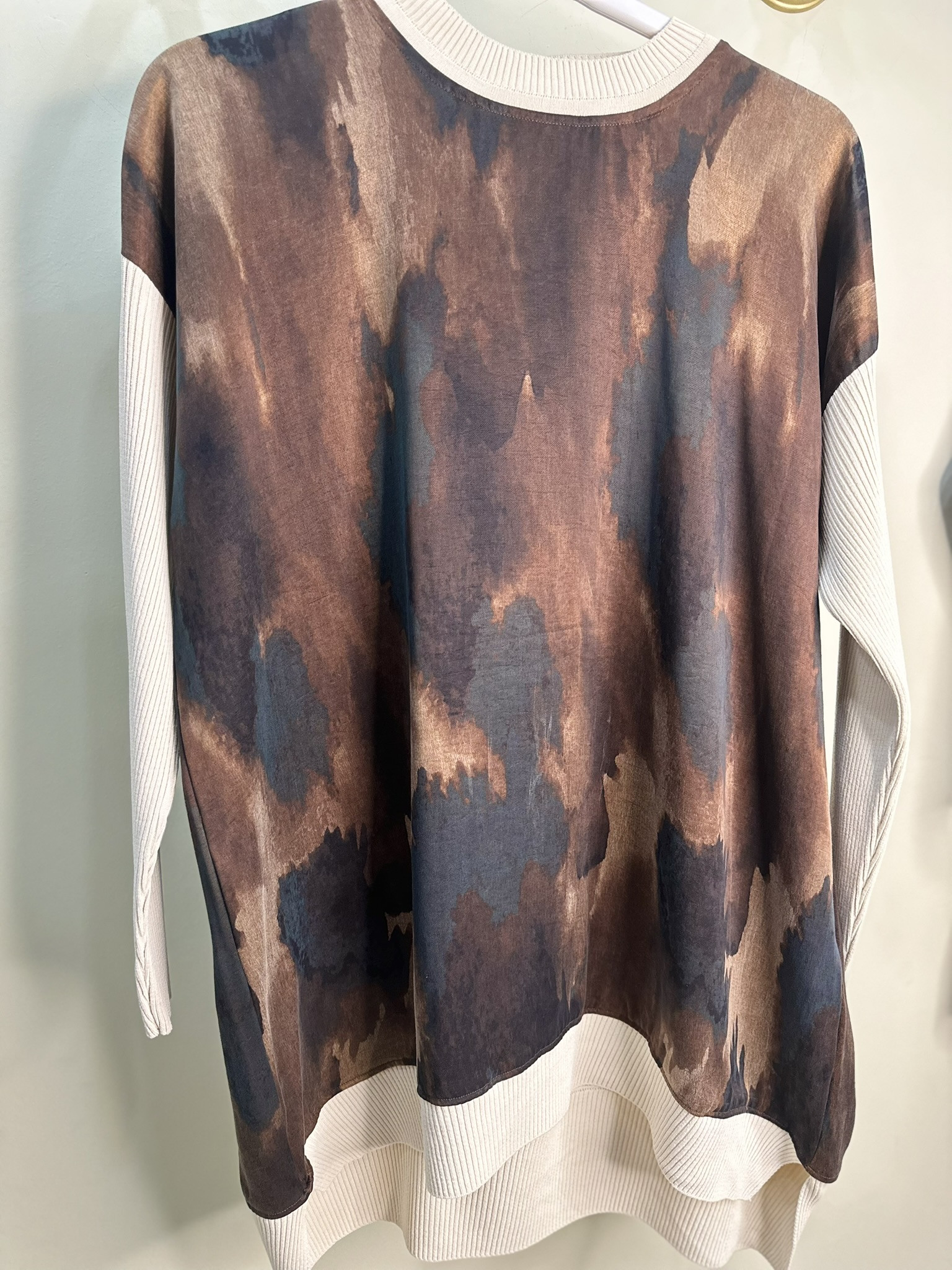 15134K PREMIUM IPEK CUPRA TUNİK KREM