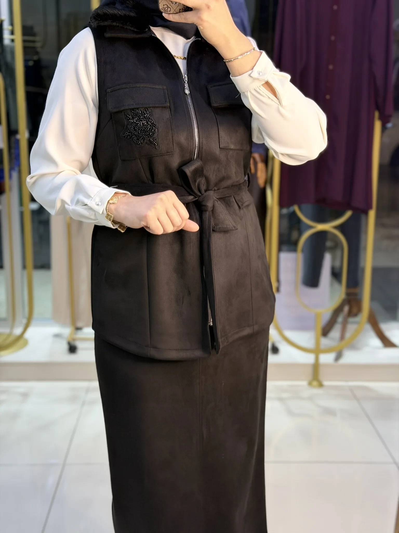 FUAT GÜRŞEN 6218 YELEKLİ ETEKLİ TAKIM