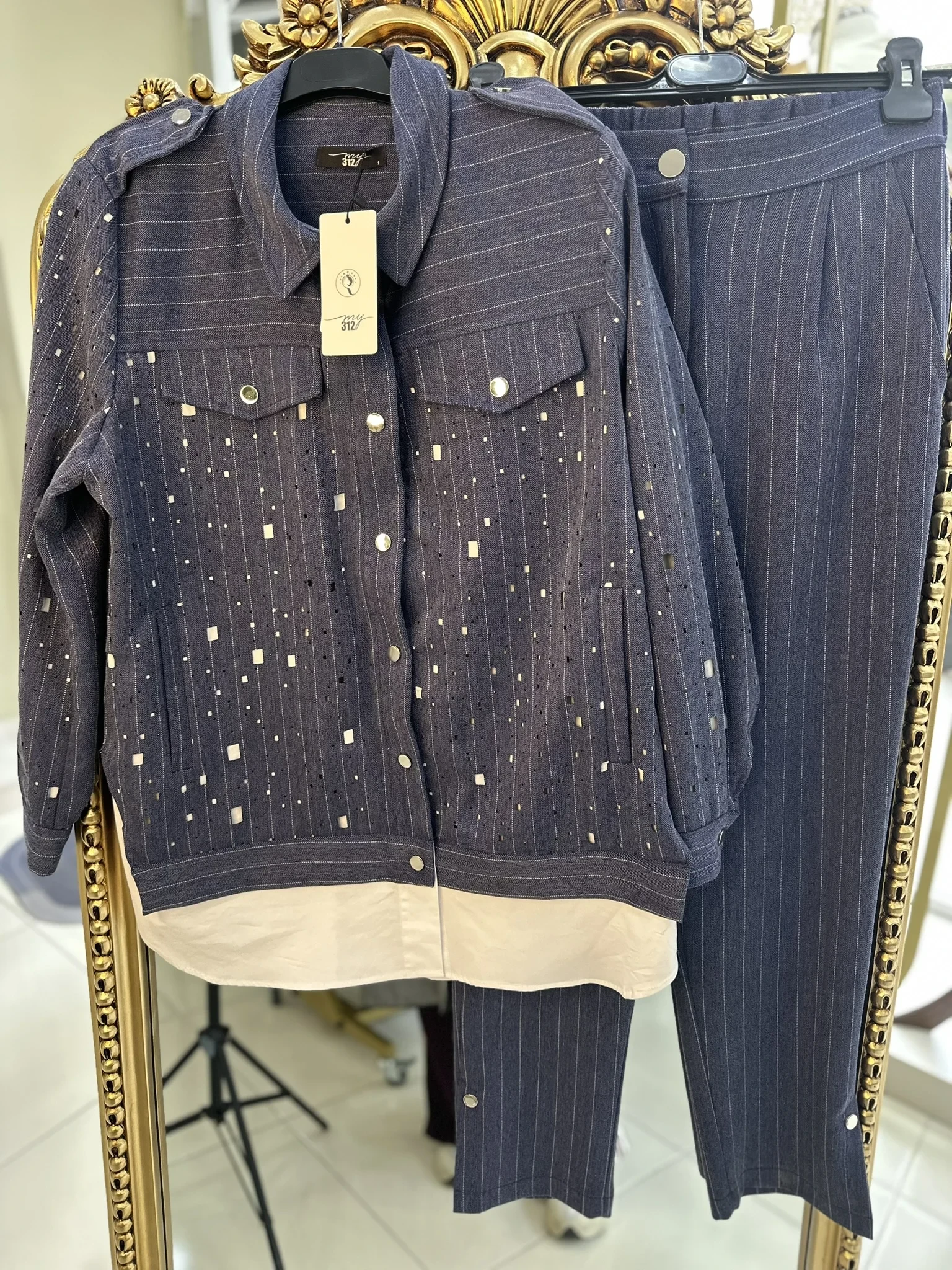 MY312 LAZER YAKMALI TAKIM LACİVERT