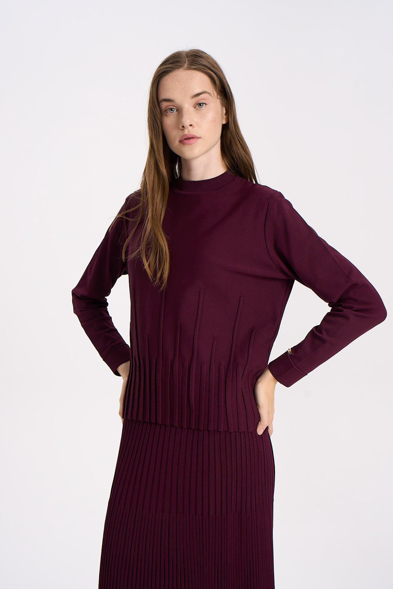 NİLİWİ KISA UZUN BEKLETMELİ BLUZ FARKLI RENK SEÇENEKLERİ