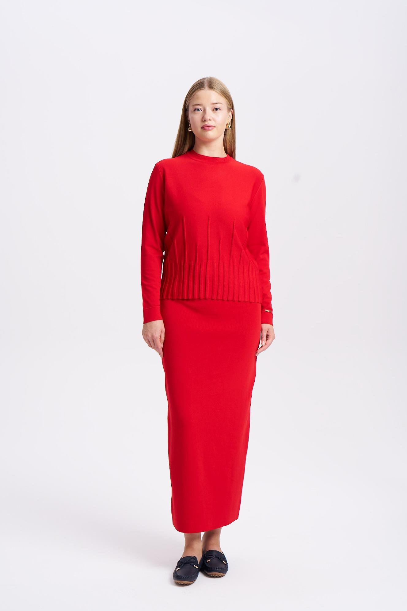 NİLİWİ KISA UZUN BEKLETMELİ BLUZ FARKLI RENK SEÇENEKLERİ