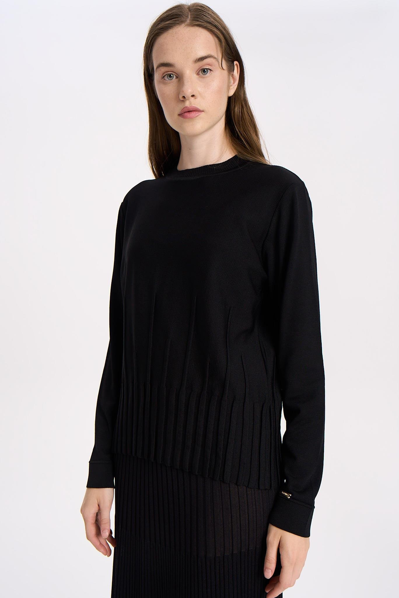 NİLİWİ KISA UZUN BEKLETMELİ BLUZ FARKLI RENK SEÇENEKLERİ